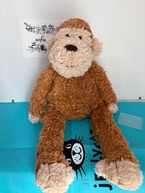 Jellycat London Junglie Monkey Plush Heritage Collection Version NEW with tags